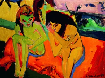 Jeune fille nue parlant
